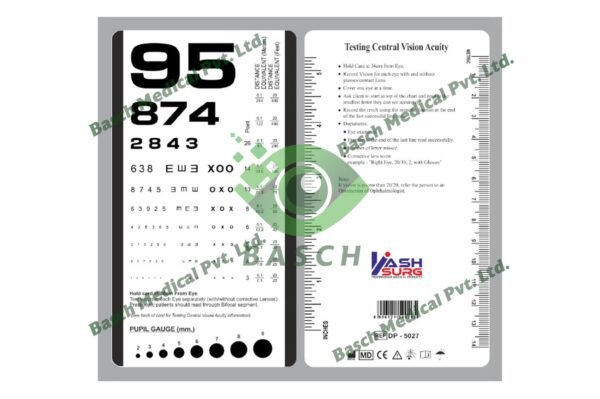 Rosenbaum Near Vision Eye Chart 40cm